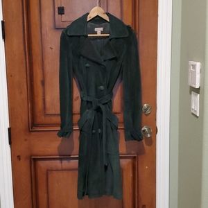 Green Suede Coat